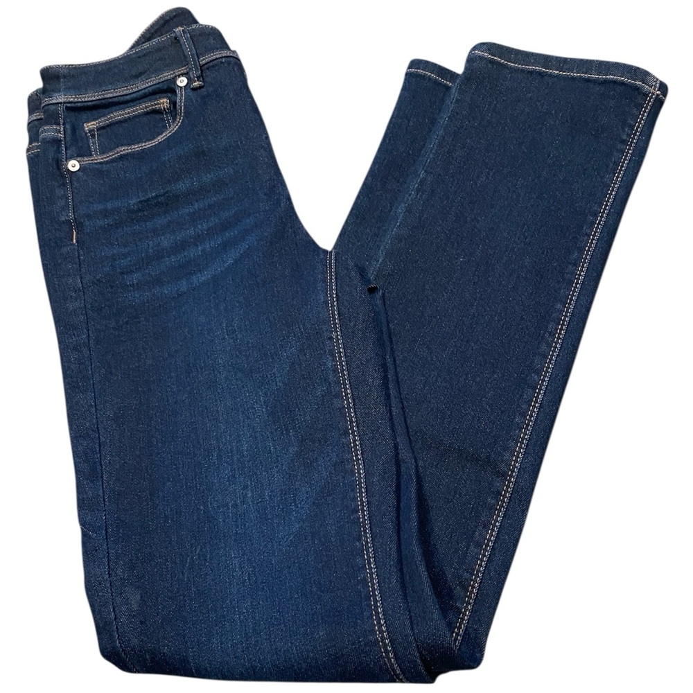 J. Jill Straight Leg Jeans in Dark Indigo Blue